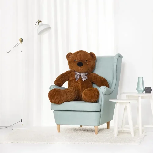 Teddyway Popo Big Plush Teddy Bear Giant XXL, Soft Toy, 100 Cm, 39 Inches, 3.3 Feet, Light Brown - Teddyway