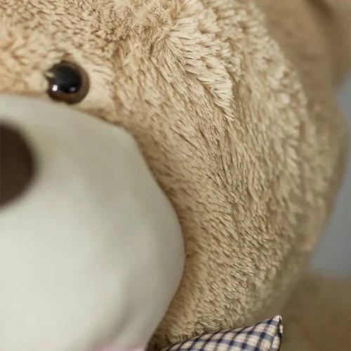 Teddyway Bobo Big Plush Teddy Bear Giant XXL, Soft Toy, 100 Cm, 39 Inches, 3.3 Feet, Light Brown - Teddyway