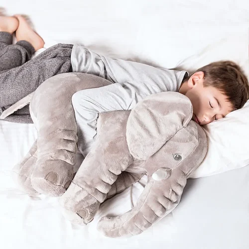 Teddyway Hogo Plush Elephant, Soft Toy, 70 Cm, 27 Inches, 2.3 Feet, Gray - Teddyway