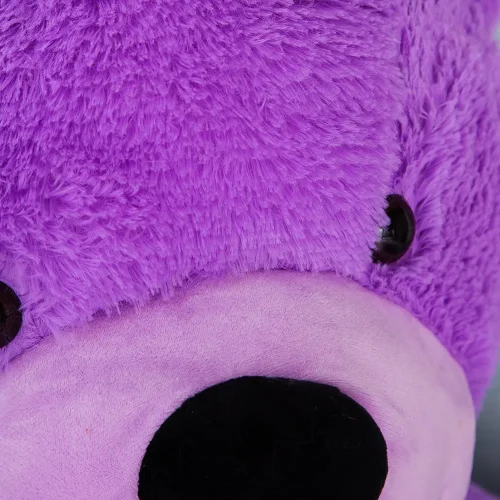 Teddyway Popo Big Plush Teddy Bear Giant XXL, Soft Toy, 100 Cm, 39 Inches, 3.3 Feet, Purple - Teddyway