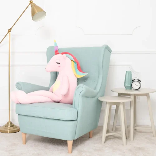 Teddyway Fefo Big Plush Unicorn Giant XXL, Soft Toy, 120 Cm, 47 Inches, 3.9 Feet, Pink - Teddyway