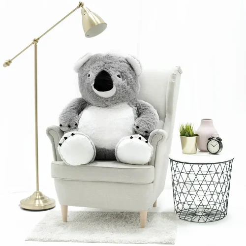 Teddyway Koko Big Plush Koala Giant XXL, Soft Toy, 100 Cm, 39 Inches, 3.3 Feet, Gray - Teddyway