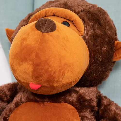 Teddyway Moko Plush Monkey, Soft Toy, 90 Cm, 35 Inches, 2.9 Feet, Brown - Teddyway