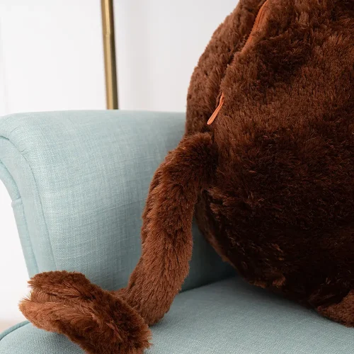 Teddyway Moko Plush Monkey, Soft Toy, 90 Cm, 35 Inches, 2.9 Feet, Brown - Teddyway