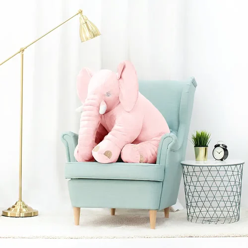 Teddyway Hogo Plush Elephant, Soft Toy, 70 Cm, 27 Inches, 2.3 Feet, Gray - Teddyway