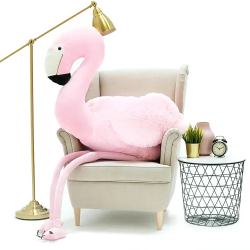 Teddyway Fofo Big Plush Flamingo Giant XXL, Soft Toy, 125 Cm, 49 Inches, 4.1 Feet, Pink - Teddyway