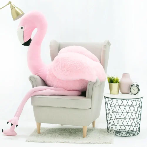 Teddyway Fofo Big Plush Flamingo Giant XXL, Soft Toy, 125 Cm, 49 Inches, 4.1 Feet, Pink - Teddyway