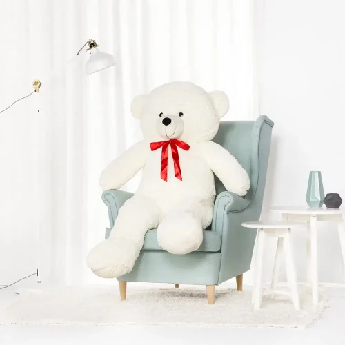 Teddyway Nomo Big Plush Teddy Bear Giant XXL, Soft Toy, 100 Cm, 39 Inches, 3.3 Feet, Dark Brown - Teddyway