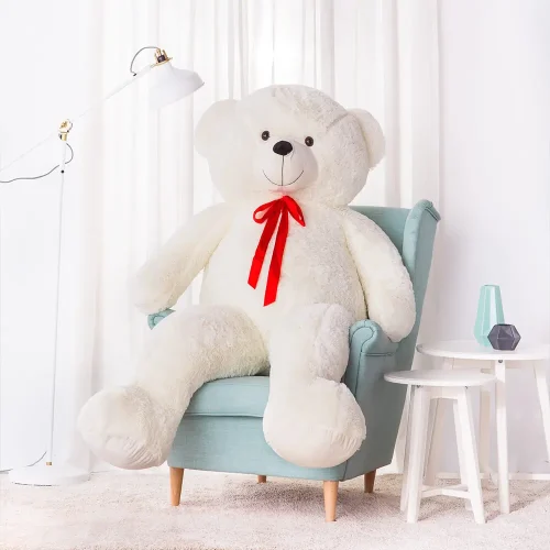 Teddyway Nomo Big Plush Teddy Bear Giant XXL, Soft Toy, 100 Cm, 39 Inches, 3.3 Feet, Dark Brown - Teddyway
