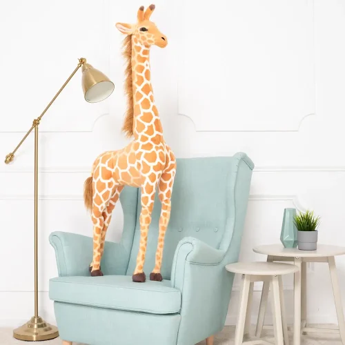 Teddyway Gifo Plush Giraffe, Soft Toy, 55 Cm, 21 Inches, 1.8 Feet, Yellow - Teddyway