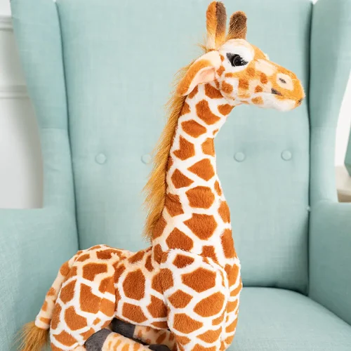 Teddyway Gifo Plush Giraffe, Soft Toy, 55 Cm, 21 Inches, 1.8 Feet, Yellow - Teddyway