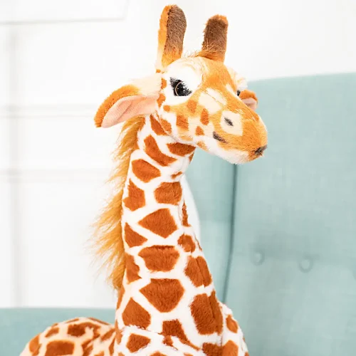 Teddyway Gifo Plush Giraffe, Soft Toy, 55 Cm, 21 Inches, 1.8 Feet, Yellow - Teddyway