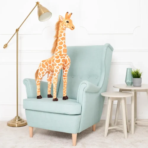 Teddyway Gifo Plush Giraffe, Soft Toy, 55 Cm, 21 Inches, 1.8 Feet, Yellow - Teddyway