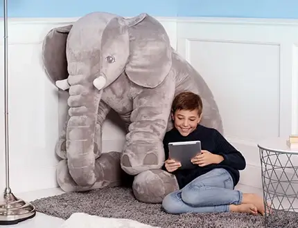 Large cuddly elephants