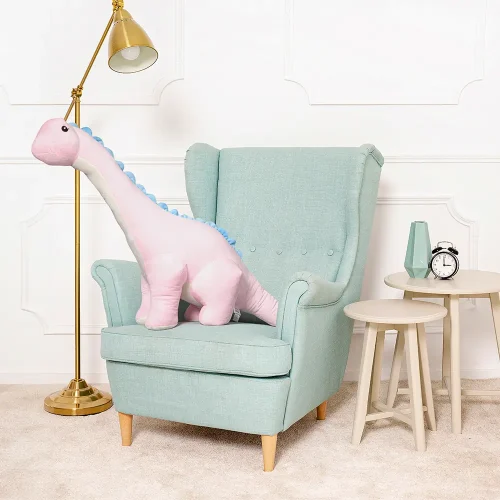 Teddyway Tobo Big Plush Dinosaur Giant XXL, Soft Toy, 110 Cm, 43 Inches, 3.6 Feet, Pink - Teddyway