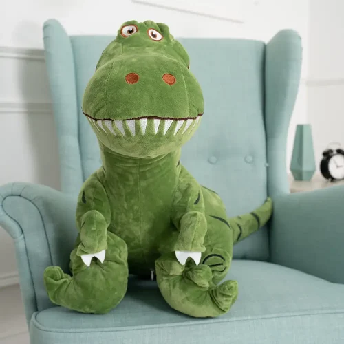 Teddyway Deno Plush Dinosaur, Soft Toy, 70 Cm, 27 Inches, 2.3 Feet, Green - Teddyway