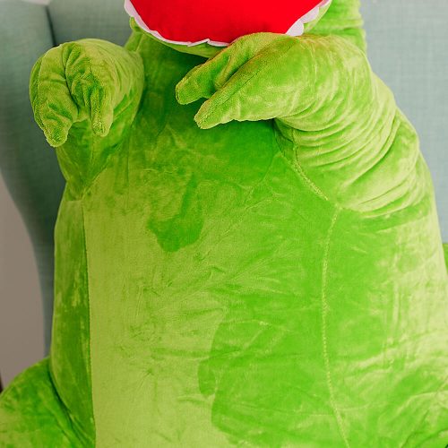 Teddyway Gogo Big Plush Dinosaur Giant XXL, Soft Toy, 160 Cm, 63 Inches, 5.2 Feet, Green - Teddyway