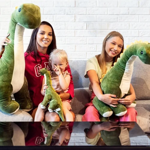 Teddyway Tobo Big Plush Dinosaur Giant XXL, Soft Toy, 150 Cm, 59 Inches, 4.9 Feet, Green - Teddyway