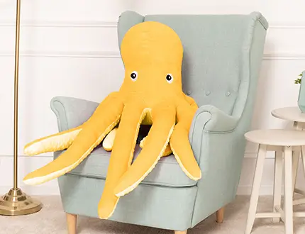 Large cuddly squid