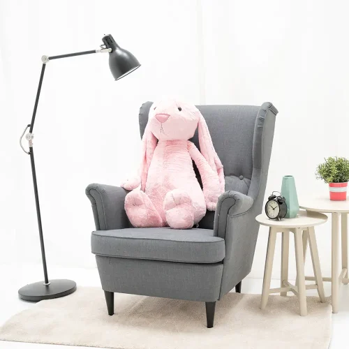 Teddyway Bani Big Plush Bunny Giant XXL, Soft Toy, 100 Cm, 39 Inches, 3.3 Feet, Pink - Teddyway