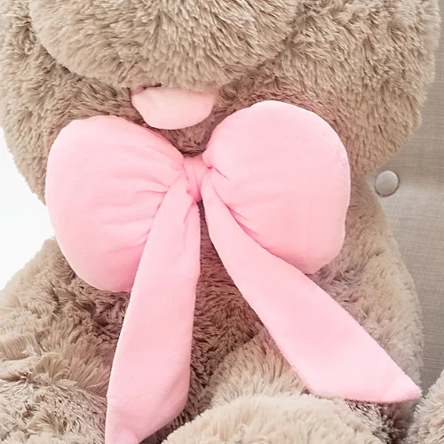 Teddyway Vuni Big Plush Bunny Giant XXL, Soft Toy, 190 Cm, 74 Inches, 6.2 Feet, Gray - Teddyway