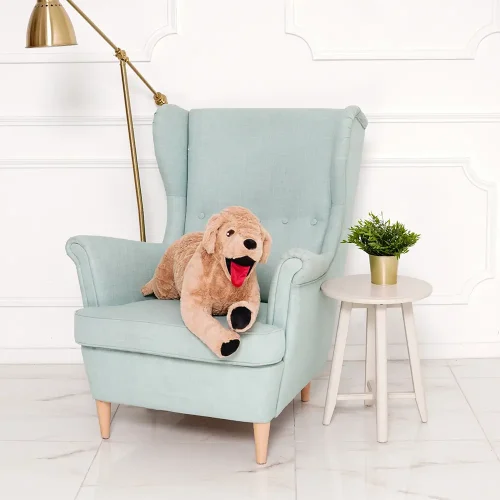Ravi Plush Dog Golden Retriever, Soft Toy, 30 Cm, 11 Inches, 0.9 Feet, Brown - Teddyway