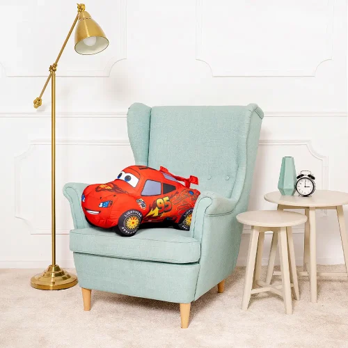 Disney Cars Lightning McQueen Plush Toy, Soft Toy, 20 Cm, 7 Inches, 0.6 Feet, Red - Teddyway