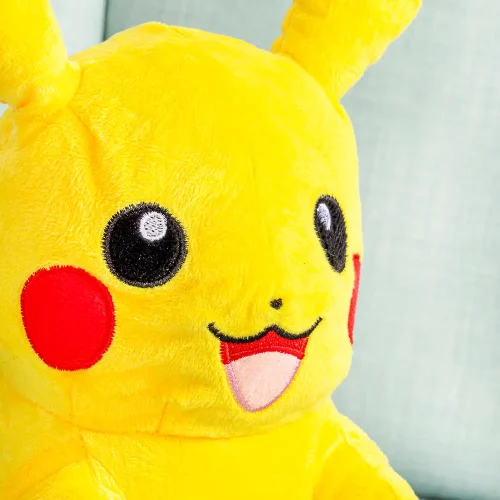 Pokemon Pikachu Plush Toy, Soft Toy, 20 Cm, 7 Inches, 0.6 Feet, Yellow - Teddyway