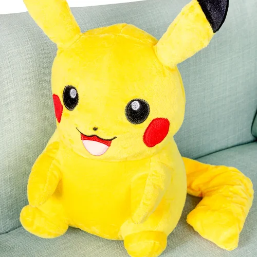 Pokemon Pikachu Plush Toy, Soft Toy, 20 Cm, 7 Inches, 0.6 Feet, Yellow - Teddyway