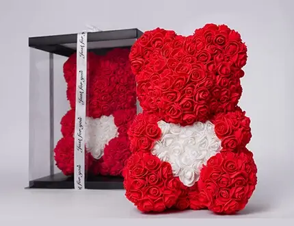 Rose teddy bears